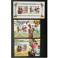 Burundi 2014 Mi. 3468 - 3469 Bl. 476 - 478 OMS ...