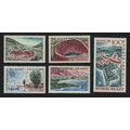 Malagasy Rep. Tourist Publicity 5v 1962 MNH SG#...