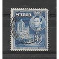Malta.SG223a 3d St.John's Co-Cathedral (Blue).F...