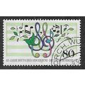 GER 1987 80pf '125TH ANN OF GERMAN CHOIR ASSOCI...
