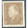 Germany 1928 - 3pf yellowish brown - President ...