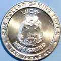MGM Grand. $1 Casino Token. Las Vegas, NV. Luce...