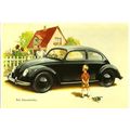 Advertising VOLKSWAGEN BEETLE Postcard (Mayfair...