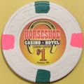 Horseshoe. $1 Casino Chip. Tunica, MS. Z94.