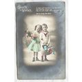 1913 Greetings postcard - Hearty Wishes