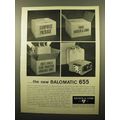 1960 Bausch & Lomb Balomatic 655 Projector Ad
