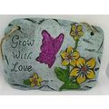 Butterfly and Yellow Flower Garden Sign Plaque ...