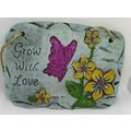 Butterfly and Yellow Flower Garden Sign Plaque ...