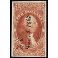 R81a, Used $2 VF Conveyance Revenue Stamp - Stu...