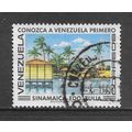 VENEZUELA 1968 TOURISM BEACH OR LAKE HUTS SCENI...