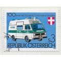 AUSTRIA 1981 100 YEARS AMBULANCE SERVICE USED