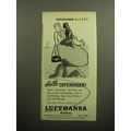 1957 Lufthansa Airlines Ad - Hello Copenhagen!