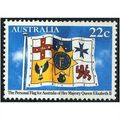 AUSTRALIA 1981 QEII Personal Standard / Flag fo...