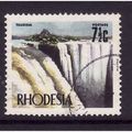 RHODESIA 1970 SG 443c 7 1/2c VICTORIA FALLS FIN...