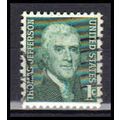 Used 1278 1c Thomas Jefferson Fine KA5943