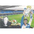 Artist Drawn Blackburn Rovers winnig the Premie...