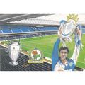 Artist Drawn Blackburn Rovers winnig the Premie...