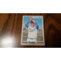 1970 Topps Card # 266 Wally Bunker Good (2) Kan...