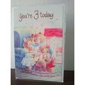 Age 3 Birthday Card - You're 3 Today (Bears)