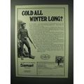 1983 Damart Underwear Ad - Cold All Winter Long?