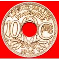 LINDAUER★ FRANCE★10 CENTIMES 1918! RARE★ UNCOMM...