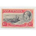 ASCENSION ISLAND 1934 KG5 THE PIER ONE & HALFPE...