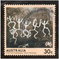 AUS 1984 30c 'ROCK PAINTINGS' FINE USED (EBID14...
