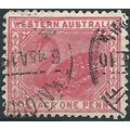 Western Australia 1905 SG139 1d Rose-Pink Fine ...