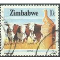 Zimbabwe 1985 - SG663 - 12c - Cattle - used