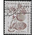 Mi 956: 60 h. deep carmine-brown Czechoslovak E...