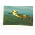 Aviation AURIGNY TRISLANDER Postcard by Skilton...