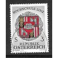 AUSTRIA 1966 SG 1492 3s ARMS LINZ UNIVERSITY FI...