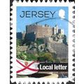 JERSEY, Mont Orgueil Castle, blue 2012, local l...