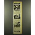 1940 Parker Brothers Games Ad - Contack, Rook, ...