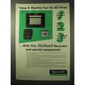 1950 Honeywell Electronik Recorder Ad - Weather...