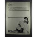 1982 B Altman & Co Calvin Klein Ad - Safari Jacket