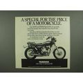 1981 Yamaha XS 400 Special II Motorcycle Ad