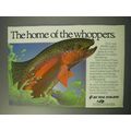 1986 Air New Zealand Airlines Ad - Home of Whoppers