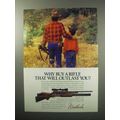 1987 Weatherby Mark V Rifle and Athena Shotgun Ad