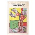 SAUCY SEASIDE POSTCARD 1967 postmark.. PEDRO no...