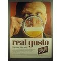 1962 Schlitz Beer Ad - Real Gusto
