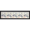 2266 24.1c Tandem Bicycle Very Fine MNH Dry Gum...