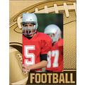 Football Laser Engraved Wood Picture Frame Port...