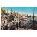 Piazzetta San Marco Italy Postcard used crease