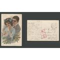 GB 1918 Army Post Office Postcard No 424 To Sal...