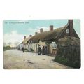 Old Cottages, Barton, Nottinghamshire, Postcard.