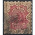 India 1895 SG107a 2r Carmine & Brown Good Used . .