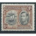 Grenada 1938 SG160 1/- Black & Brown Mounted Mi...