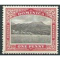 Dominica 1907 SG38 1d Grey & Red Mounted Mint ....