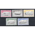 GUERNSEY-ALDERNEY 1966 DEFINS SET OF 5 mint (g181)